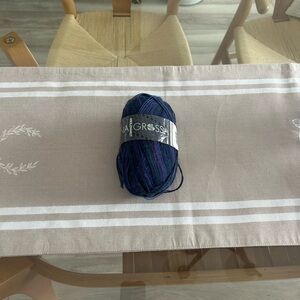 Lana Grossa Blue Yarn for Socks